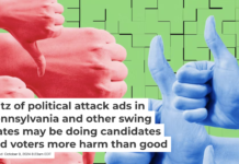 Nearly $11 billion is projected to be spent on political advertising in the 2024 fall election season. PM Images/DigitalVision Collection via Getty Images